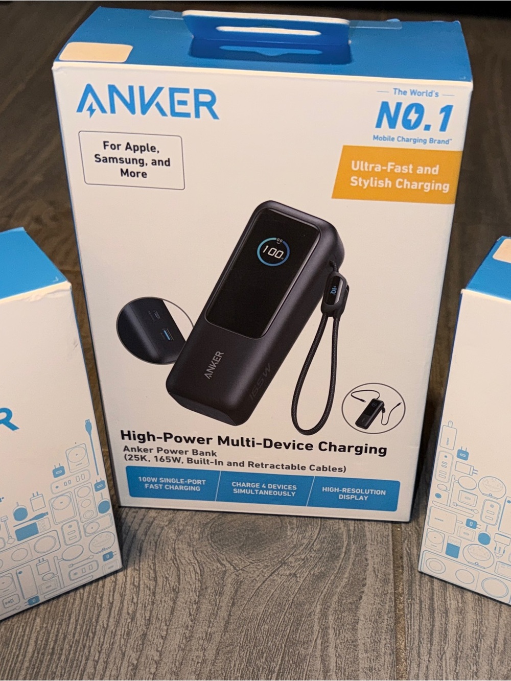 NEW Anker 165W Power Bank + 70W & 45W Nano Charger Bundle